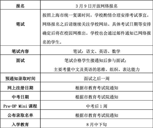 考试日程安排图片